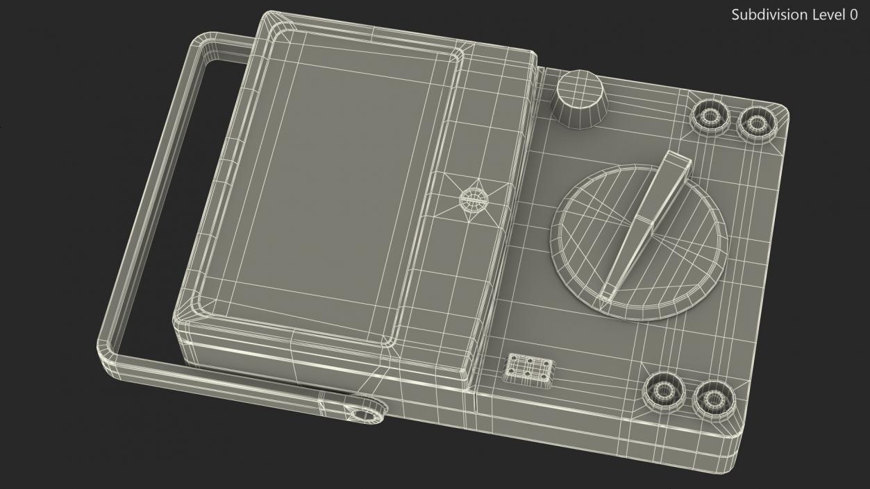 Portable Watt Meter 3D model