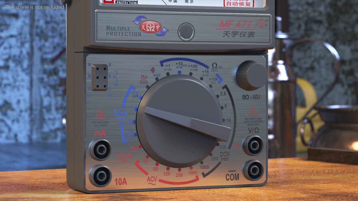 Portable Watt Meter 3D model