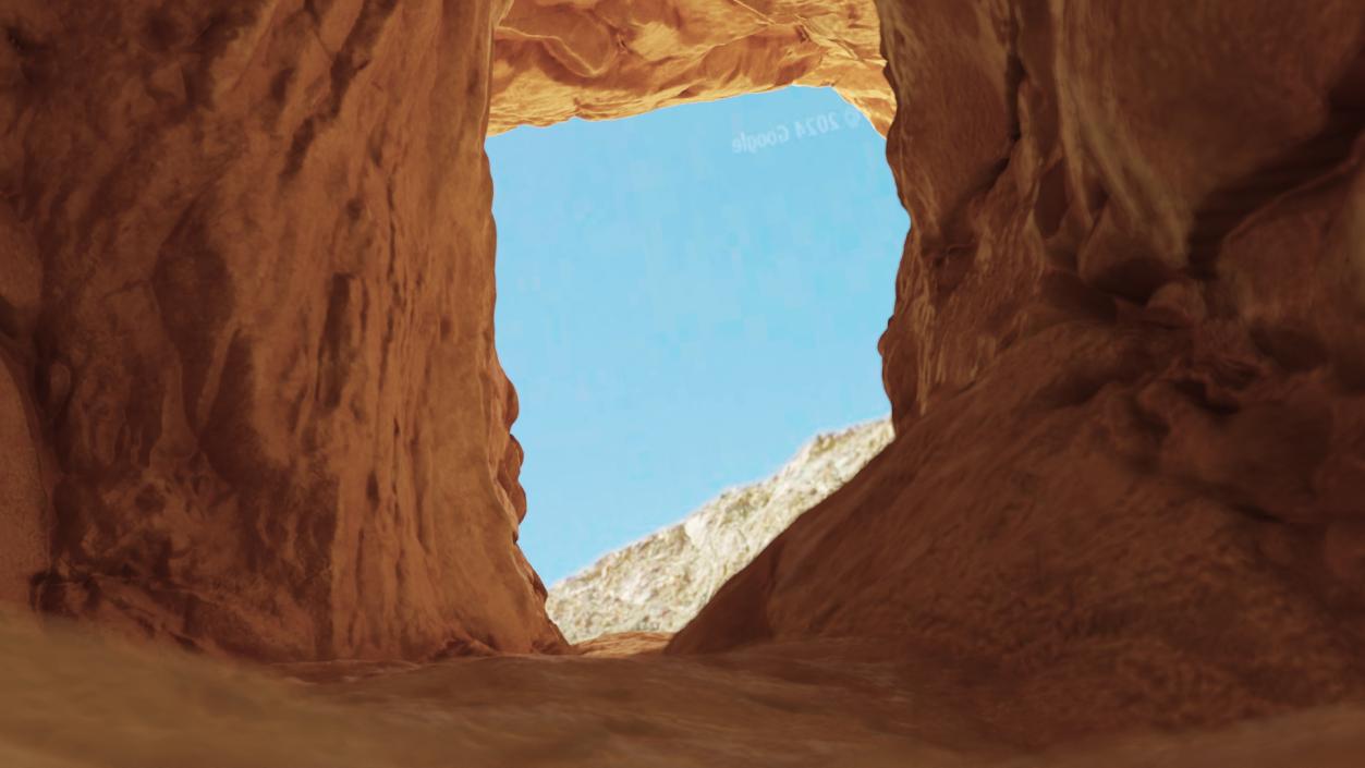 3D Realistic Cave Orange