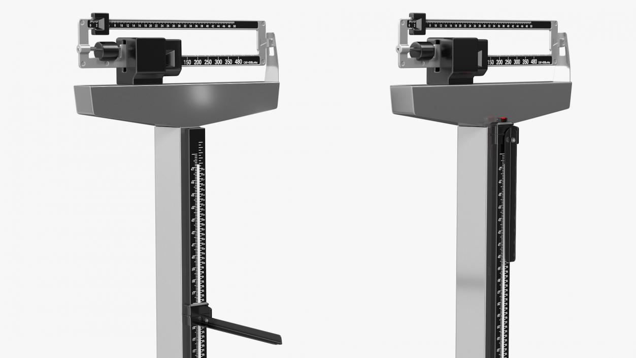 3D Height Measuring Rods with Physician Scales Collection 2