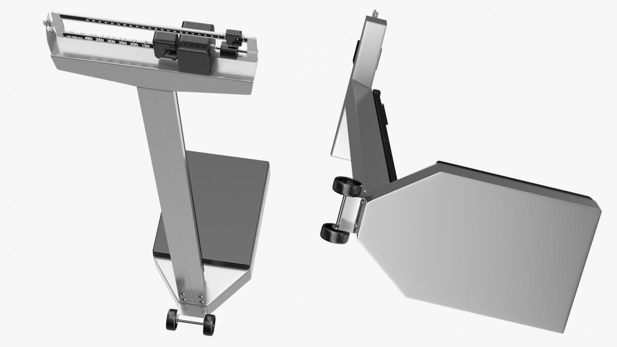 3D Height Measuring Rods with Physician Scales Collection 2