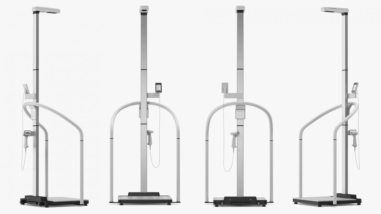 3D Height Measuring Rods with Physician Scales Collection 2