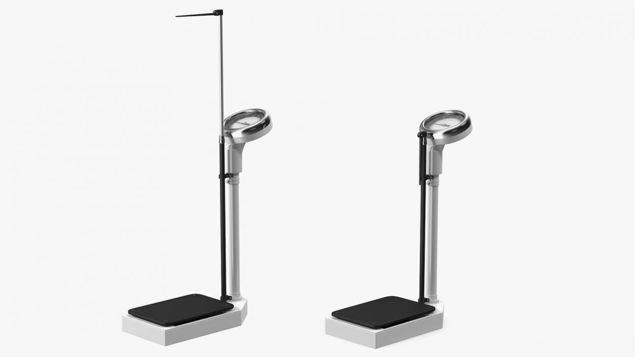 3D Height Measuring Rods with Physician Scales Collection 2