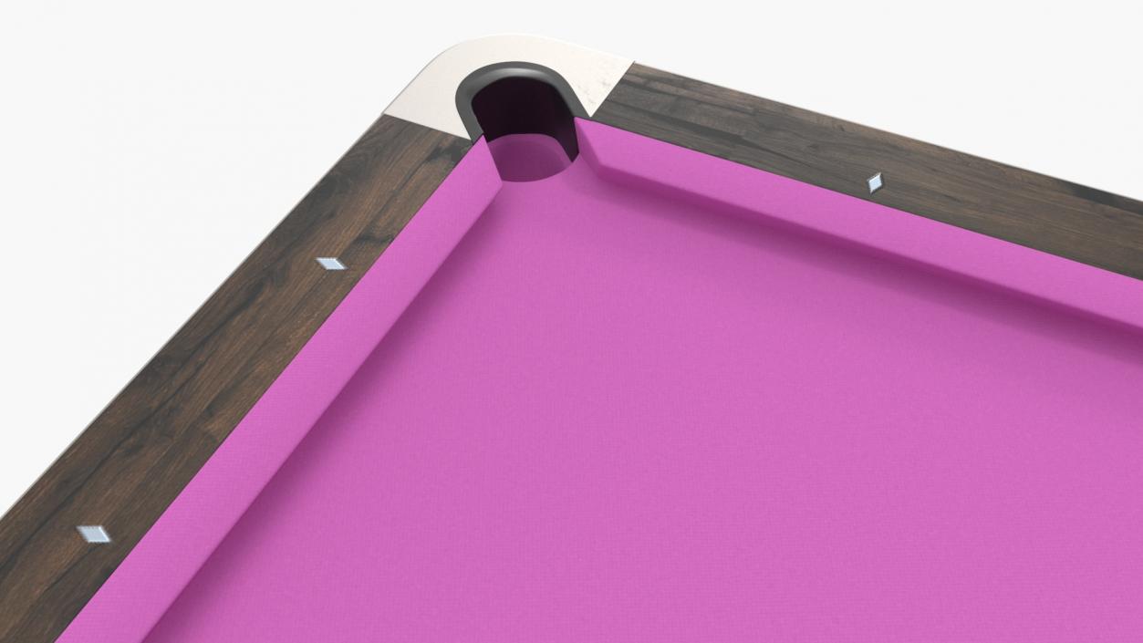 3D model Commercial Pool Table 9ft Rasson Fuchsia