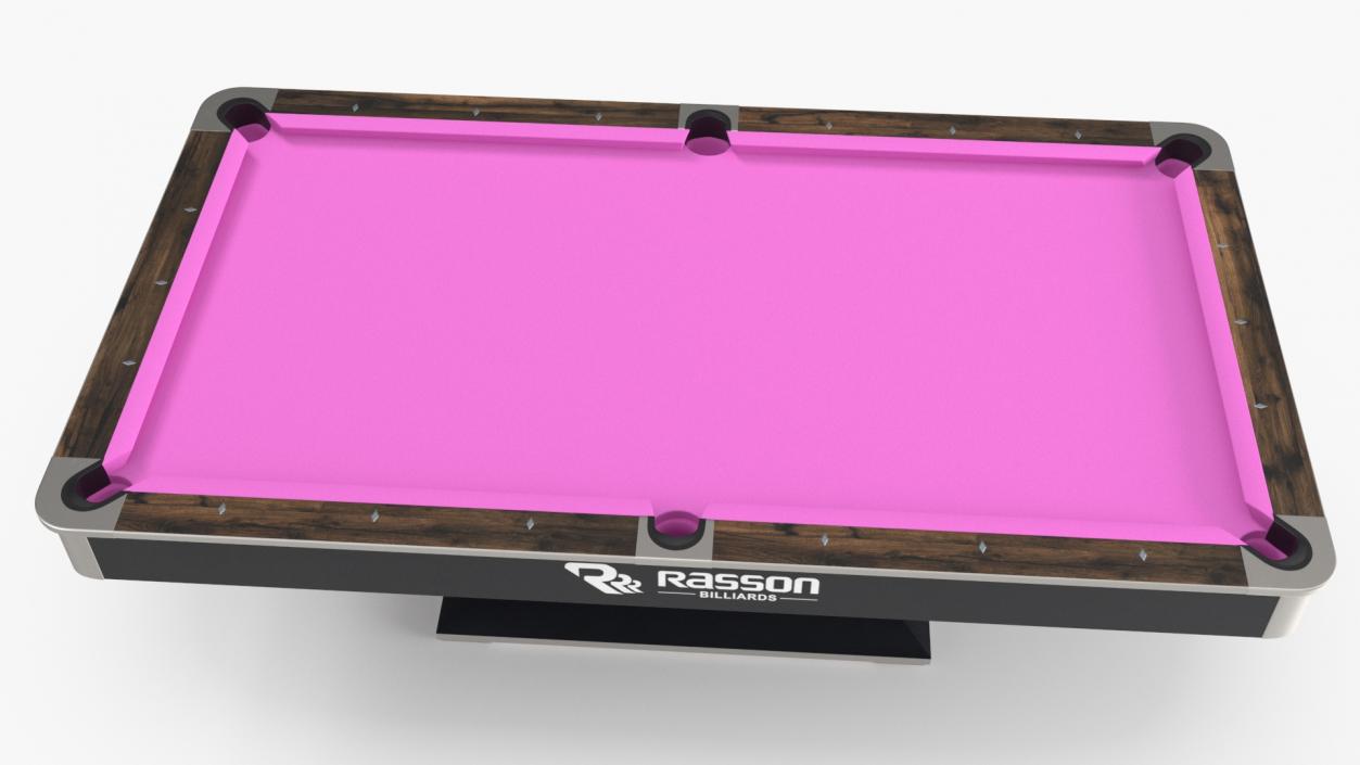 3D model Commercial Pool Table 9ft Rasson Fuchsia