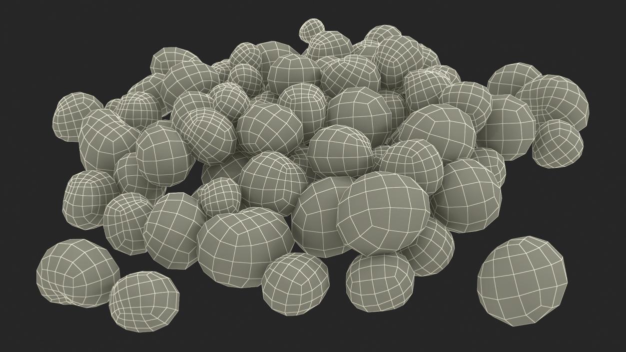 3D model Small Pile of Little Hail