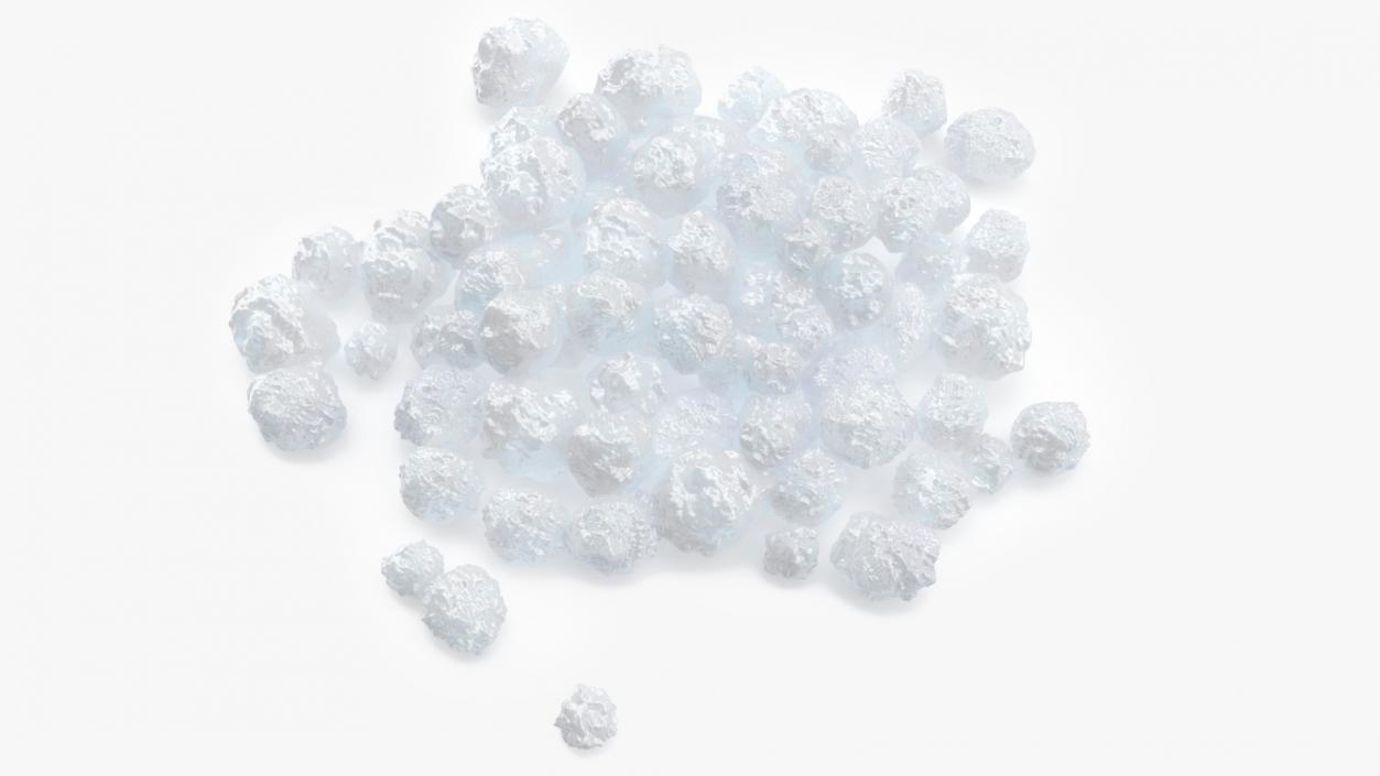 3D model Small Pile of Little Hail