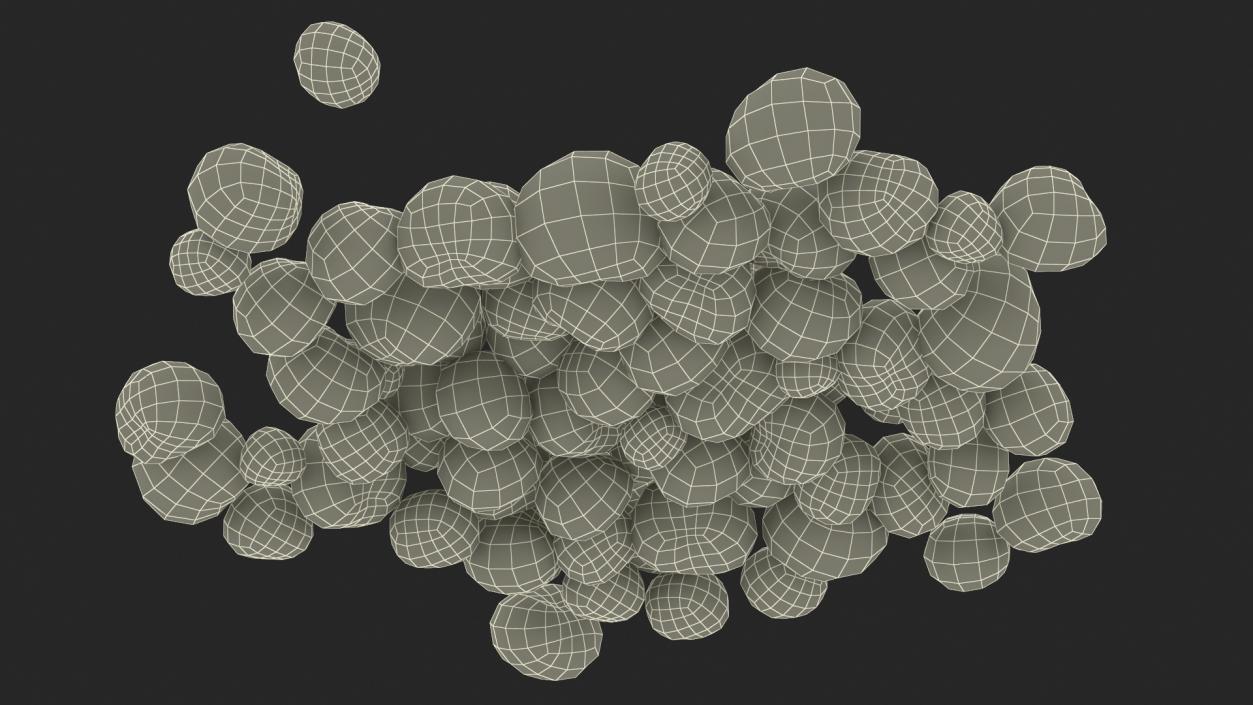 3D model Small Pile of Little Hail