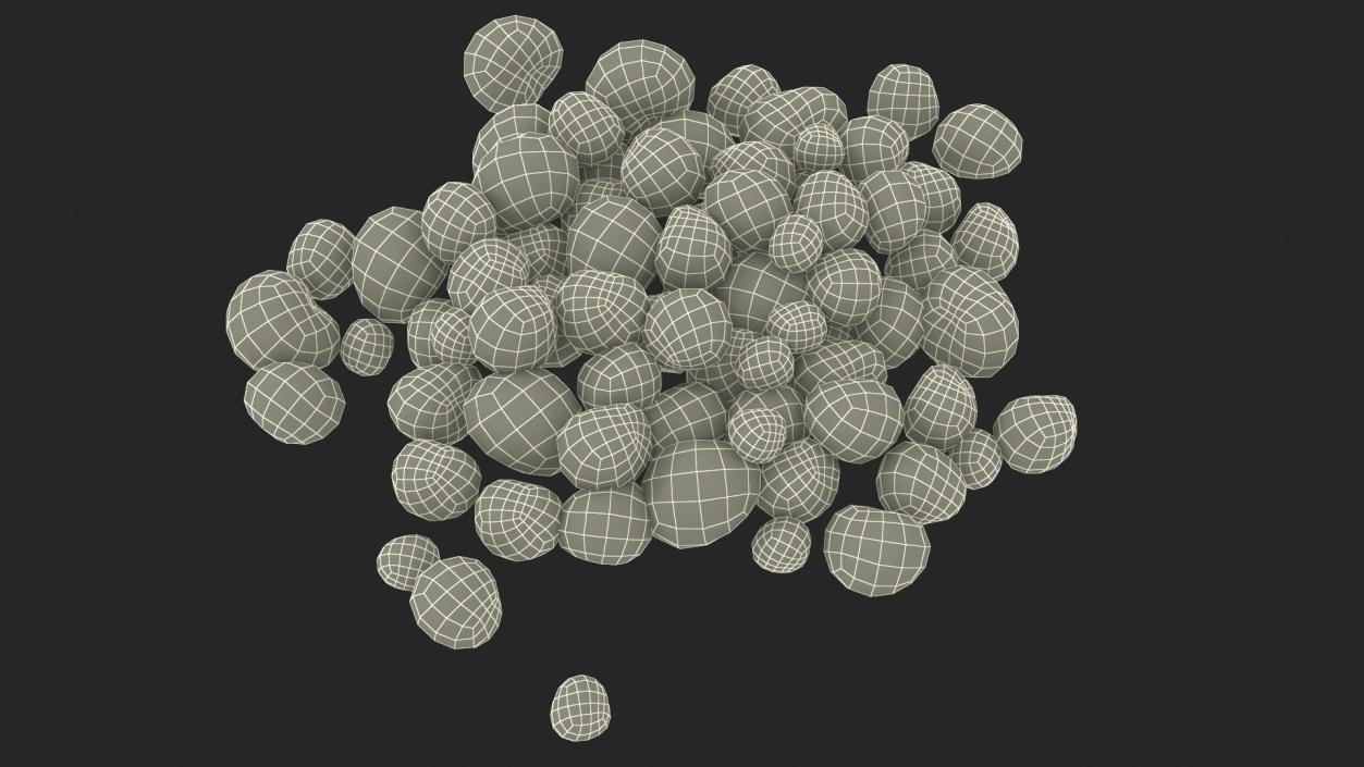 3D model Small Pile of Little Hail