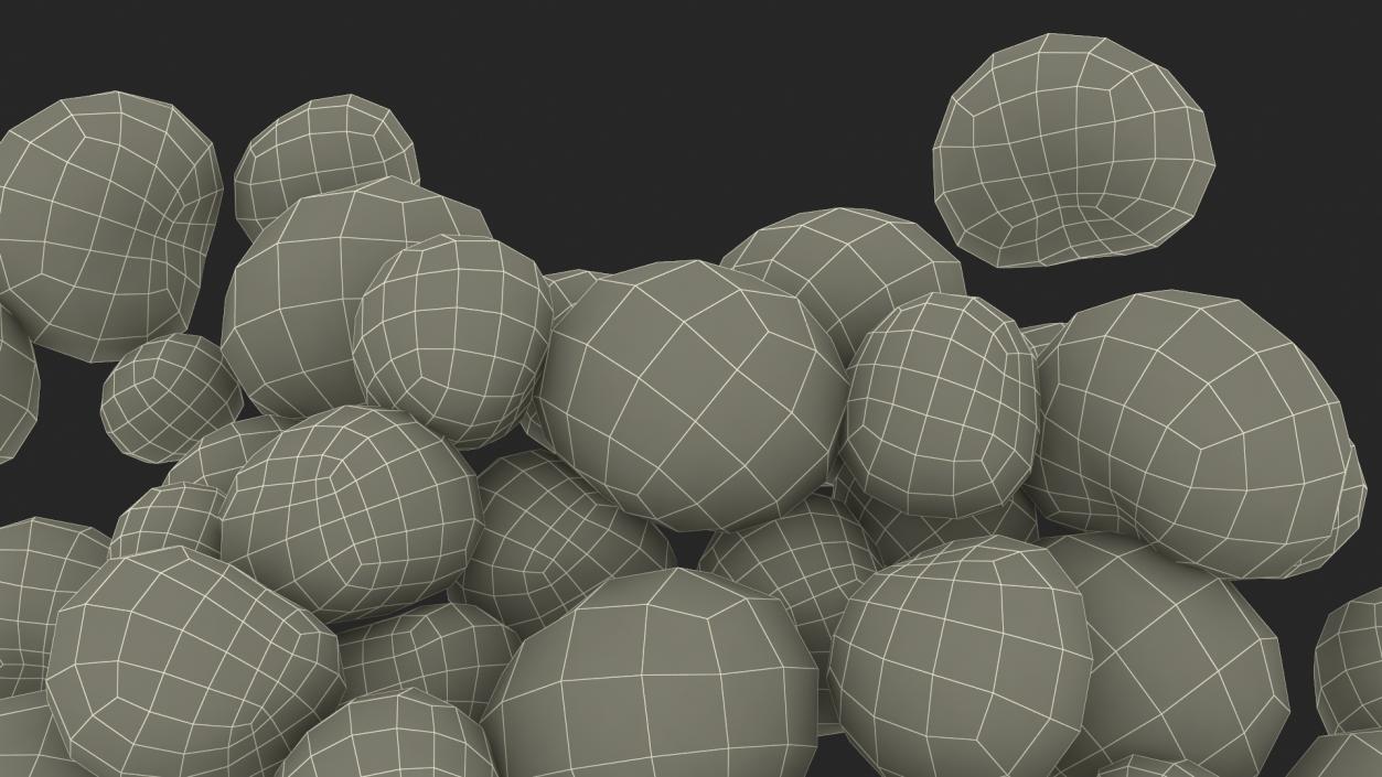 3D model Small Pile of Little Hail