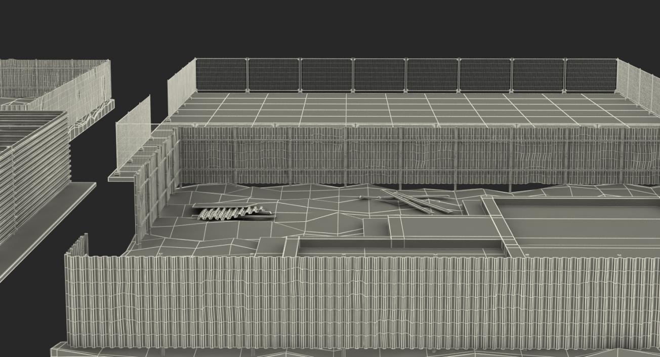 Construction Sites Collection 3D model