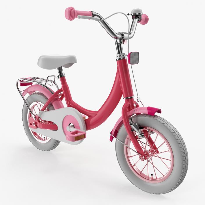 3D model Girls Kids Bike