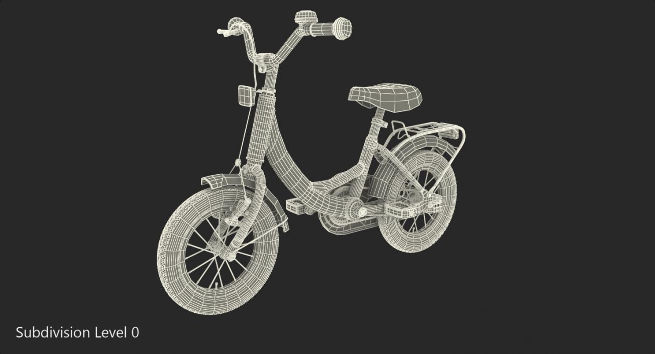 3D model Girls Kids Bike