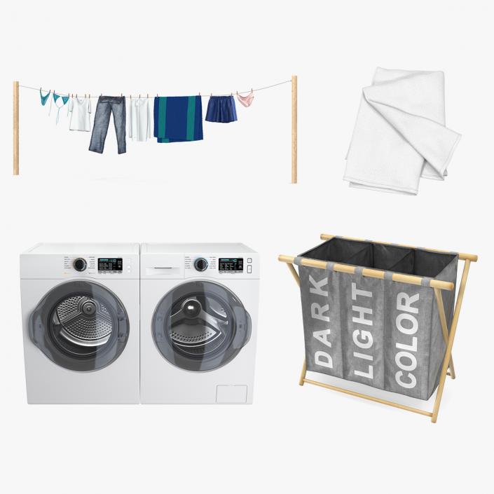 3D model Laundry Collection 3