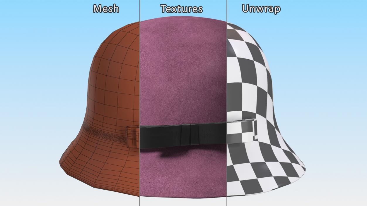 3D Women Hats Collection