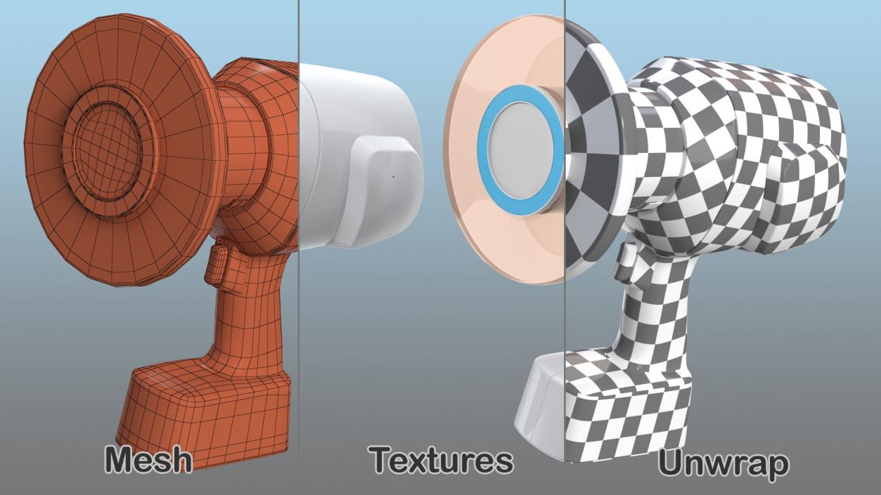 3D model Dental Handheld Portable X-Ray Unit