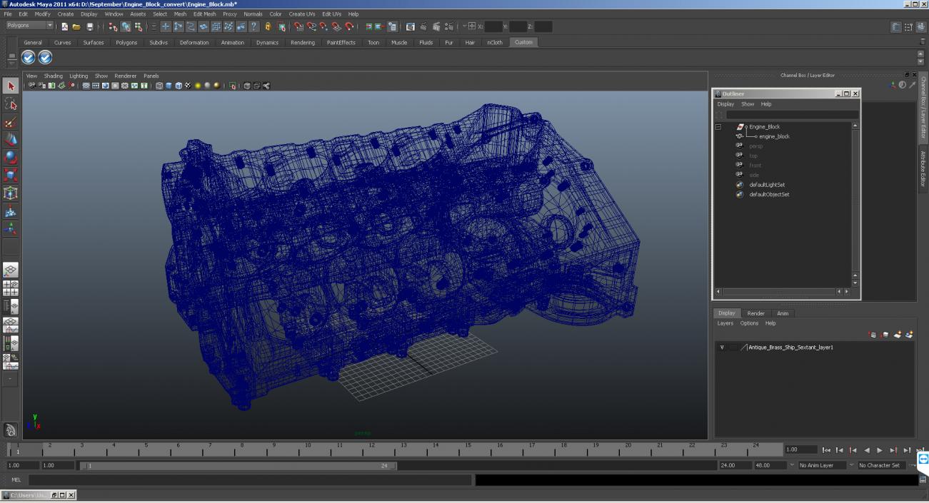 Engine Block 3D