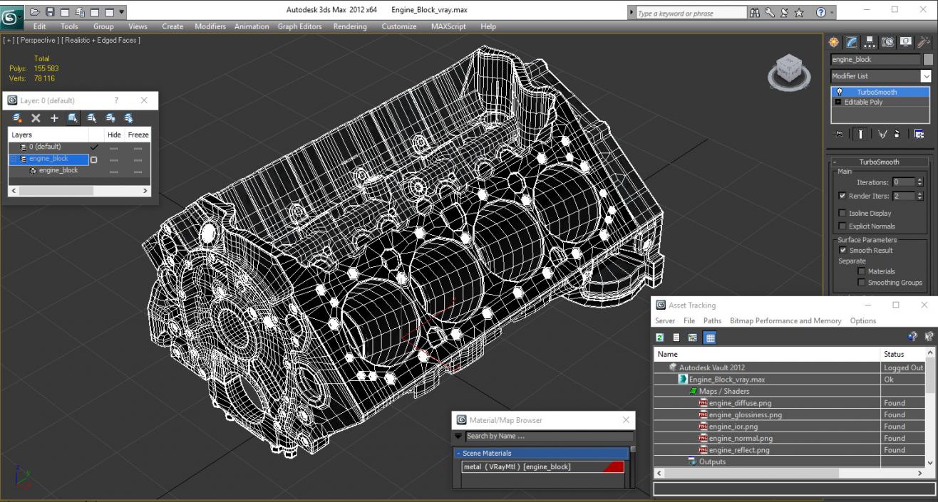 Engine Block 3D