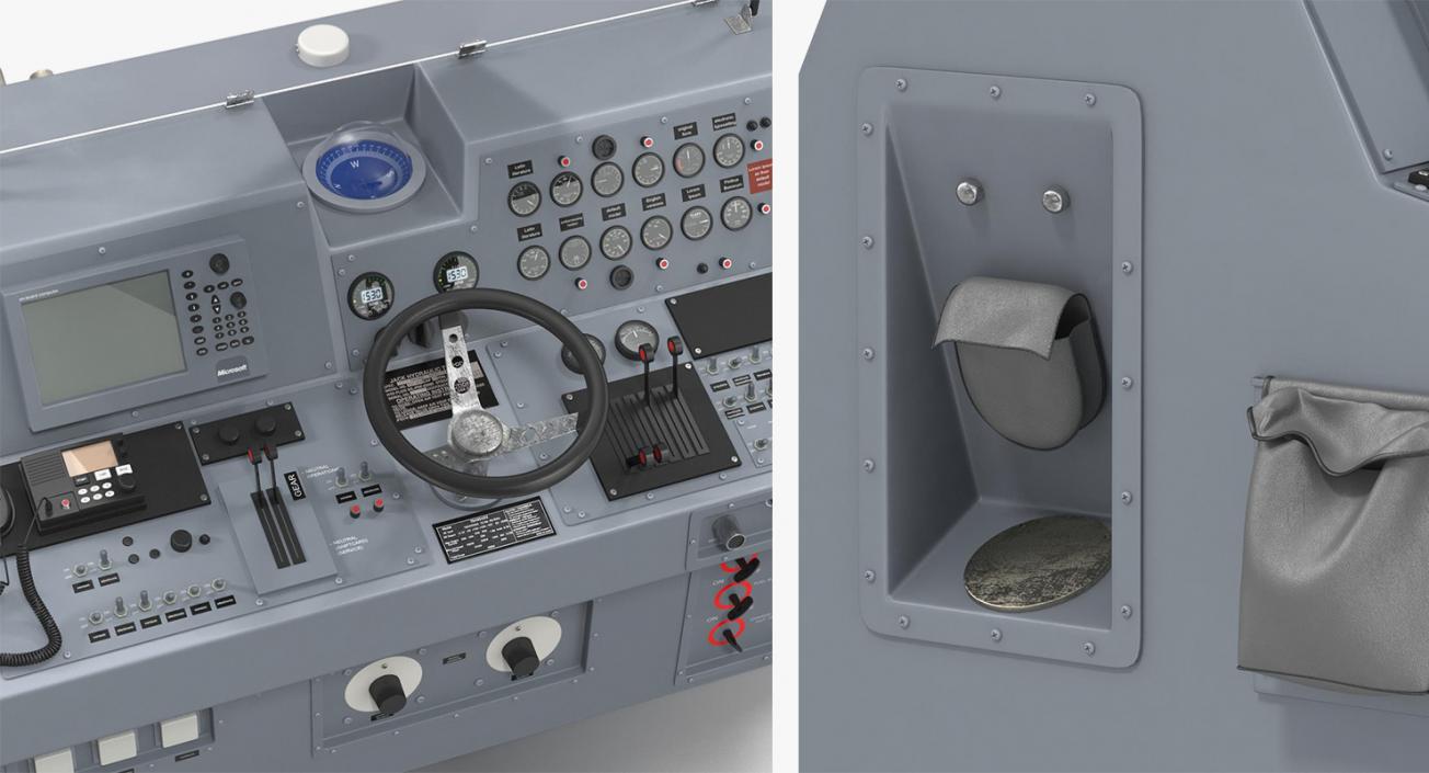 3D model Boat Control Panels Collection