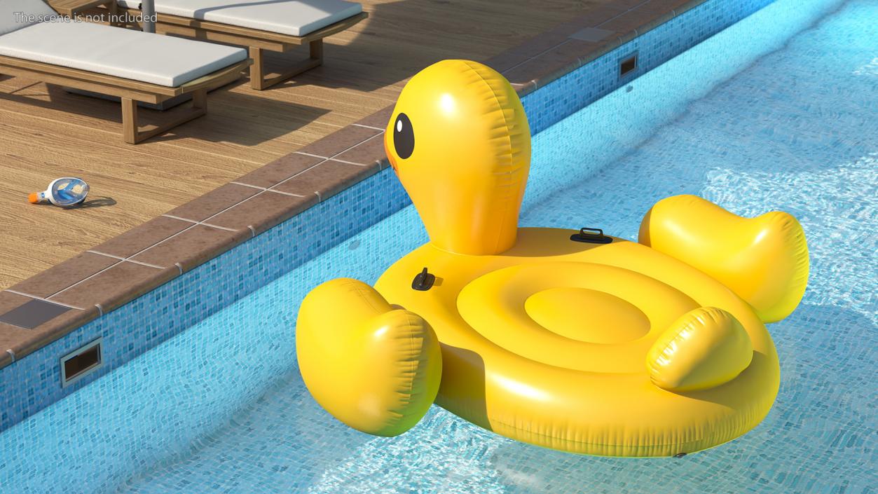 3D model Duck Island Float Pool Lounger