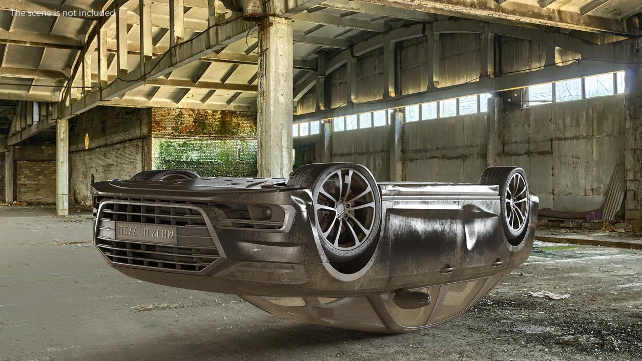 3D Abandoned Generic Car