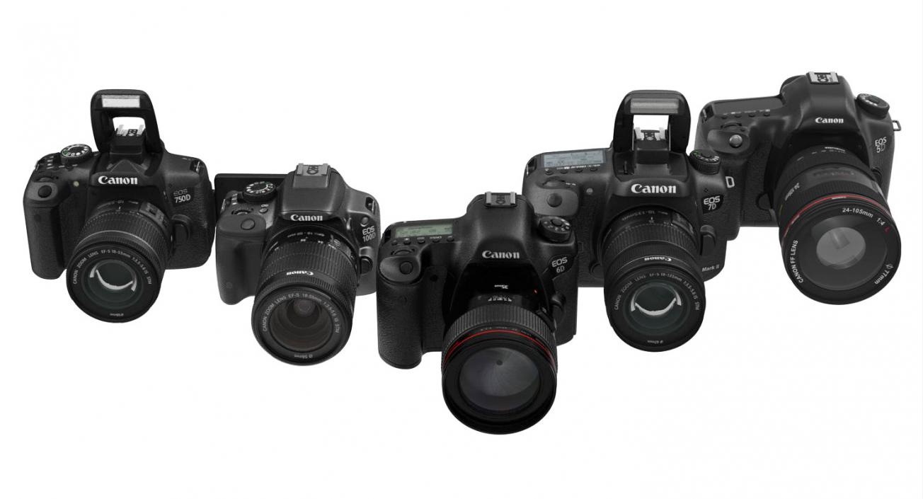 3D Canon Cameras Collection 2