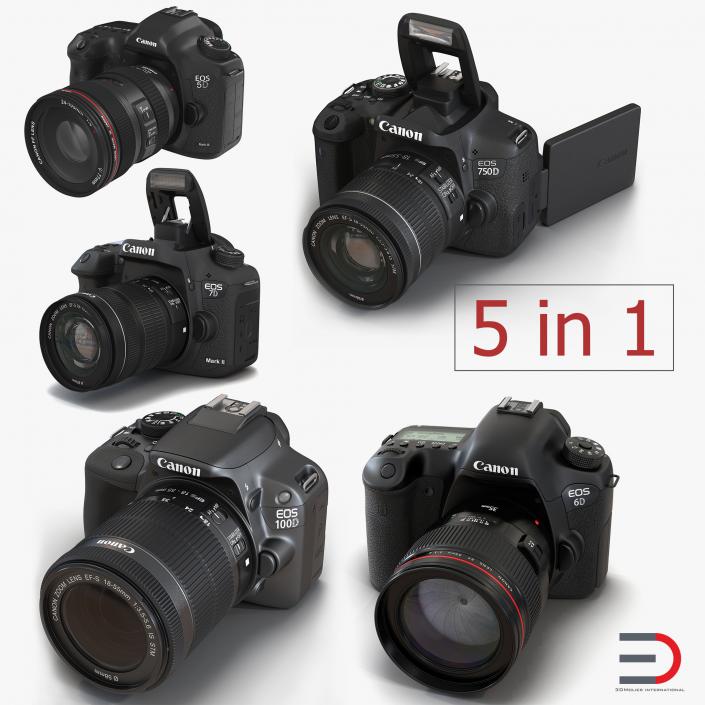 3D Canon Cameras Collection 2