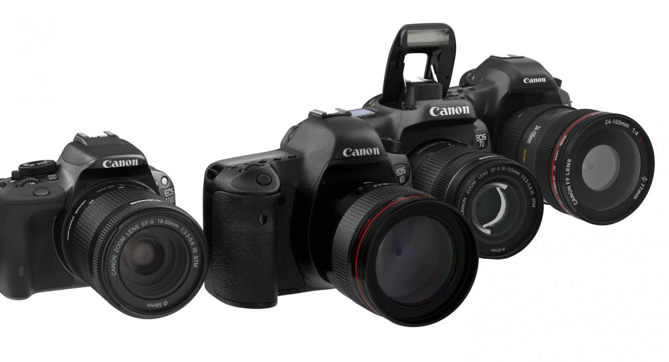 3D Canon Cameras Collection 2