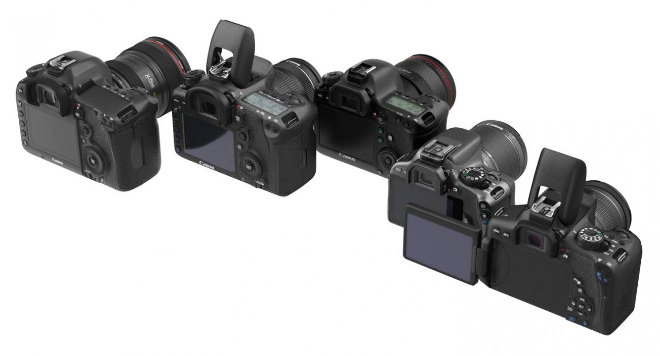 3D Canon Cameras Collection 2