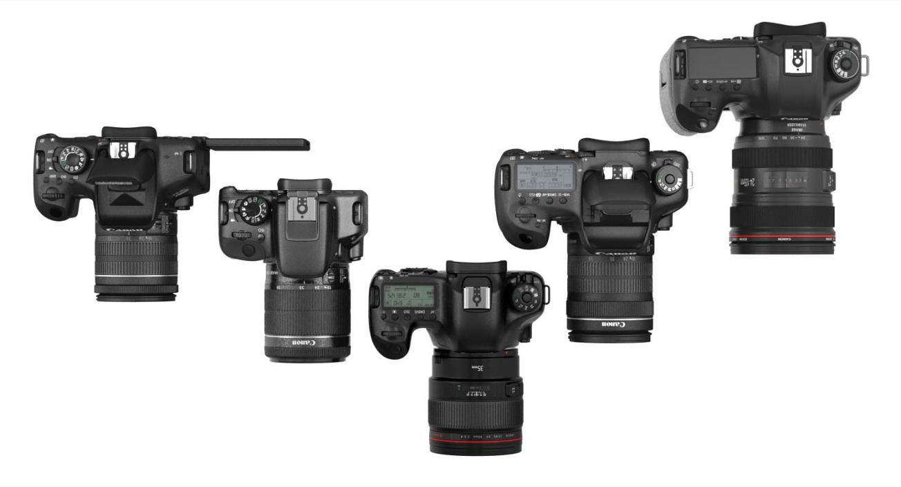 3D Canon Cameras Collection 2