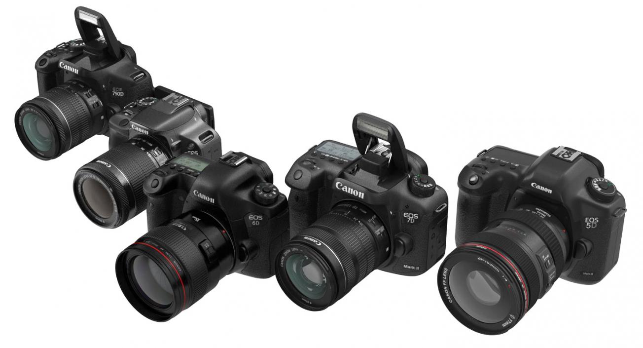 3D Canon Cameras Collection 2