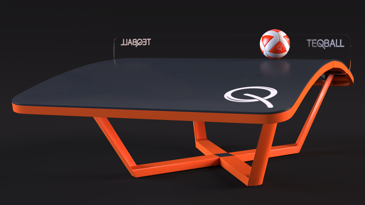 3D Teqball Table Ball model