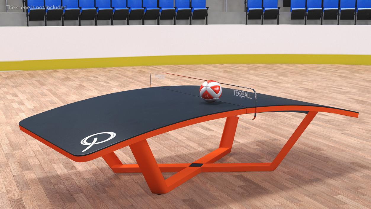 3D Teqball Table Ball model