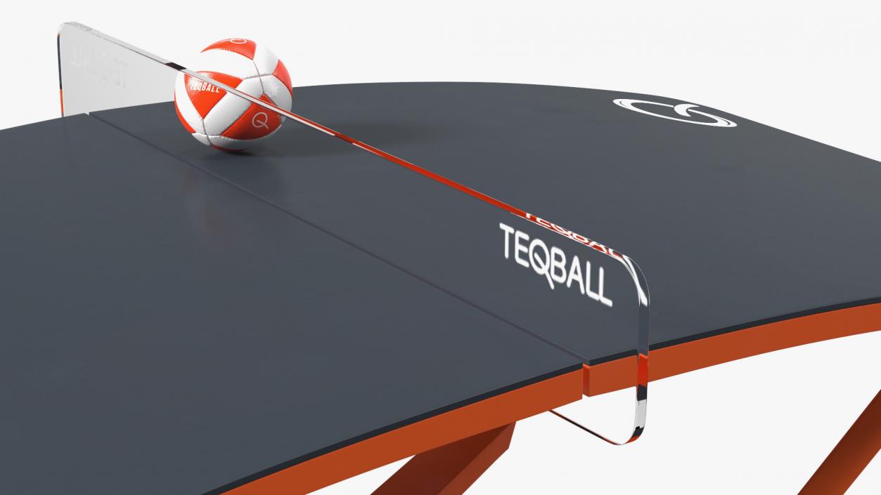 3D Teqball Table Ball model