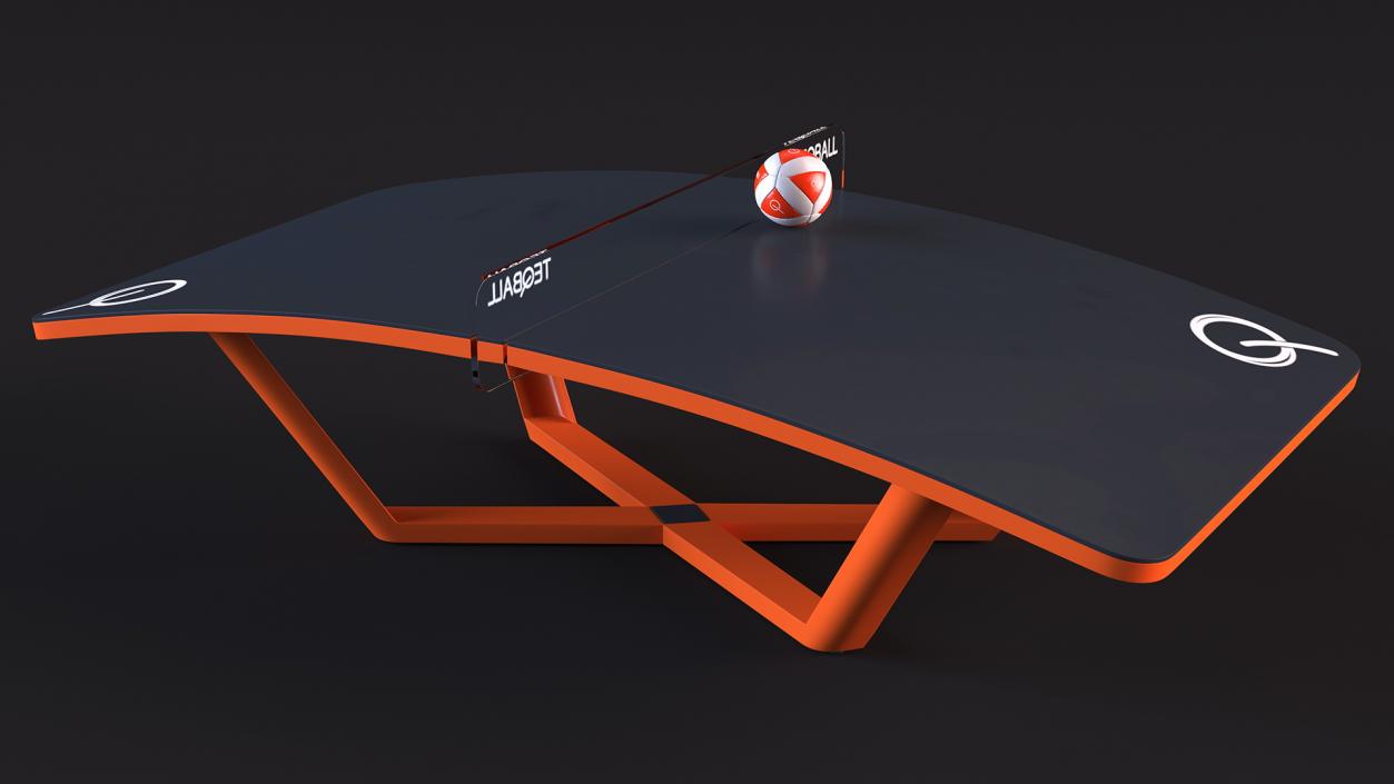 3D Teqball Table Ball model