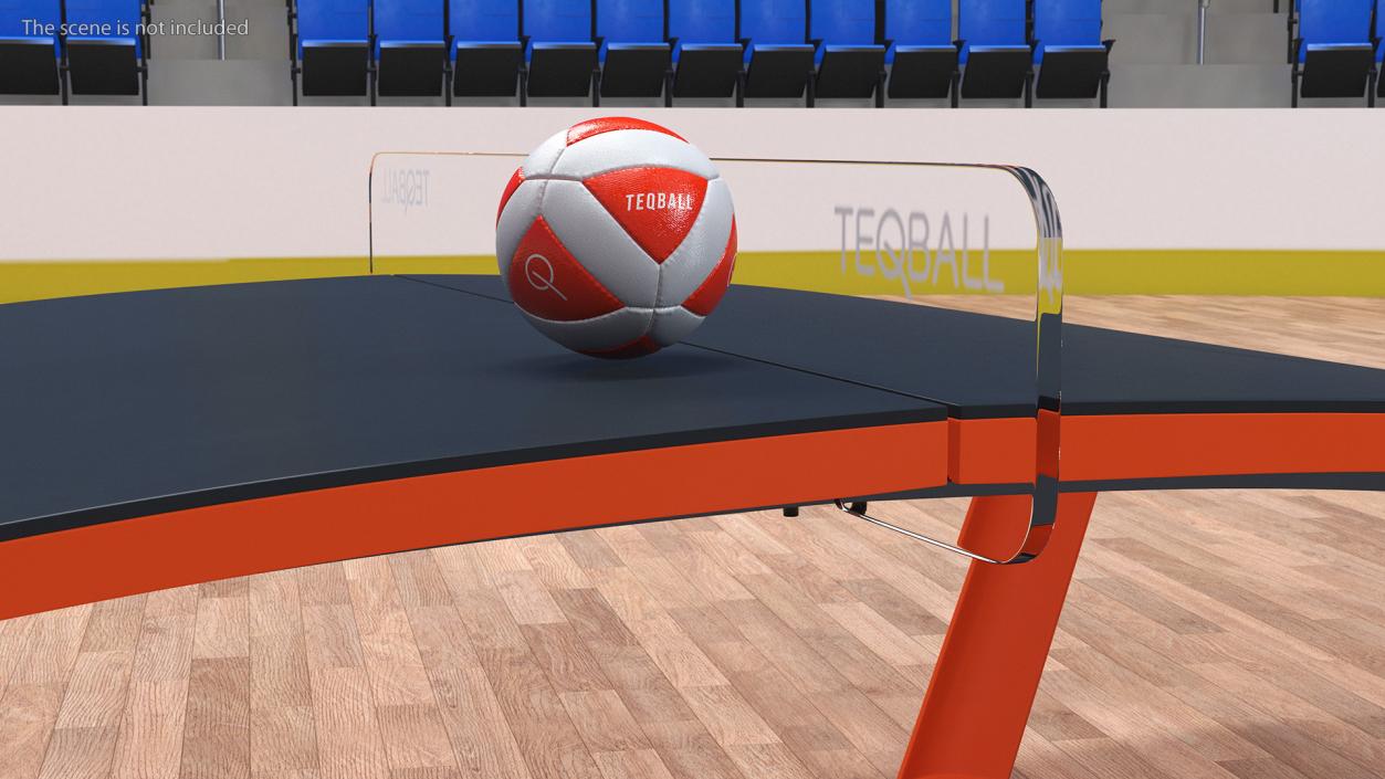 3D Teqball Table Ball model