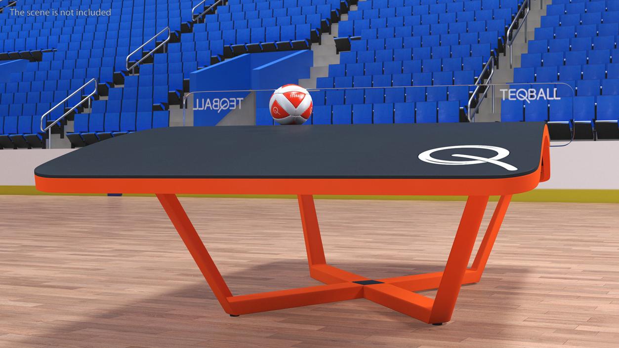 3D Teqball Table Ball model