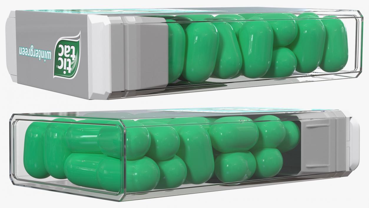 3D model Tic Tac Wintergreen Candy