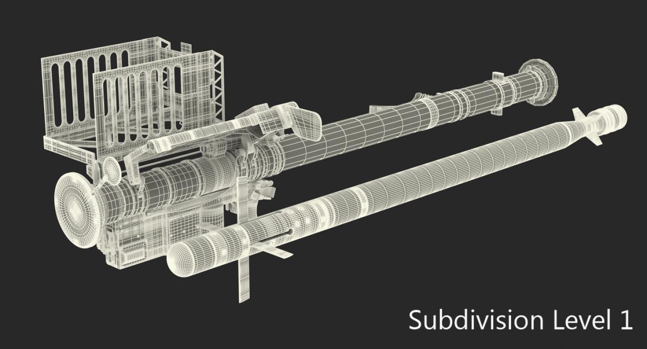 3D model FIM 92 Stinger Set Rigged