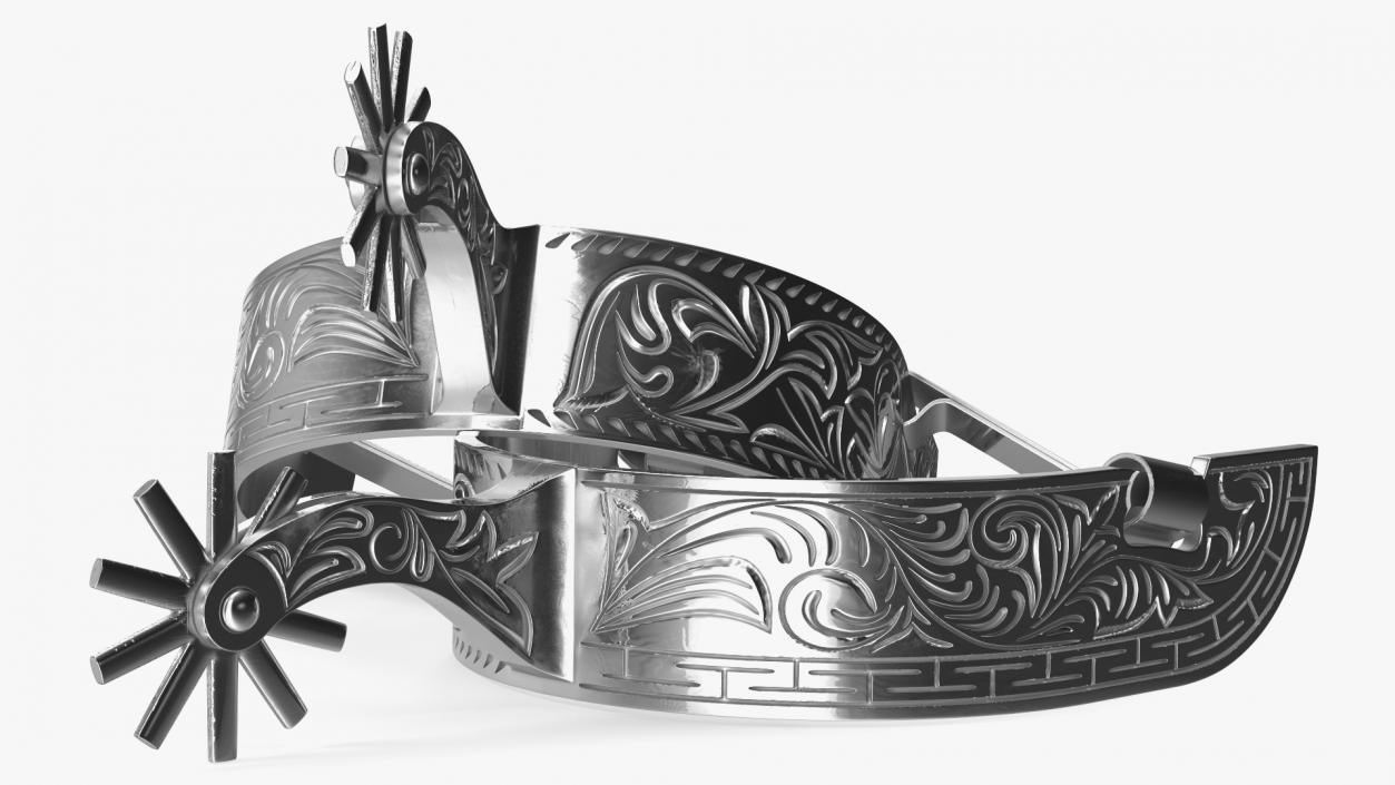 Cowboy Spurs 3D