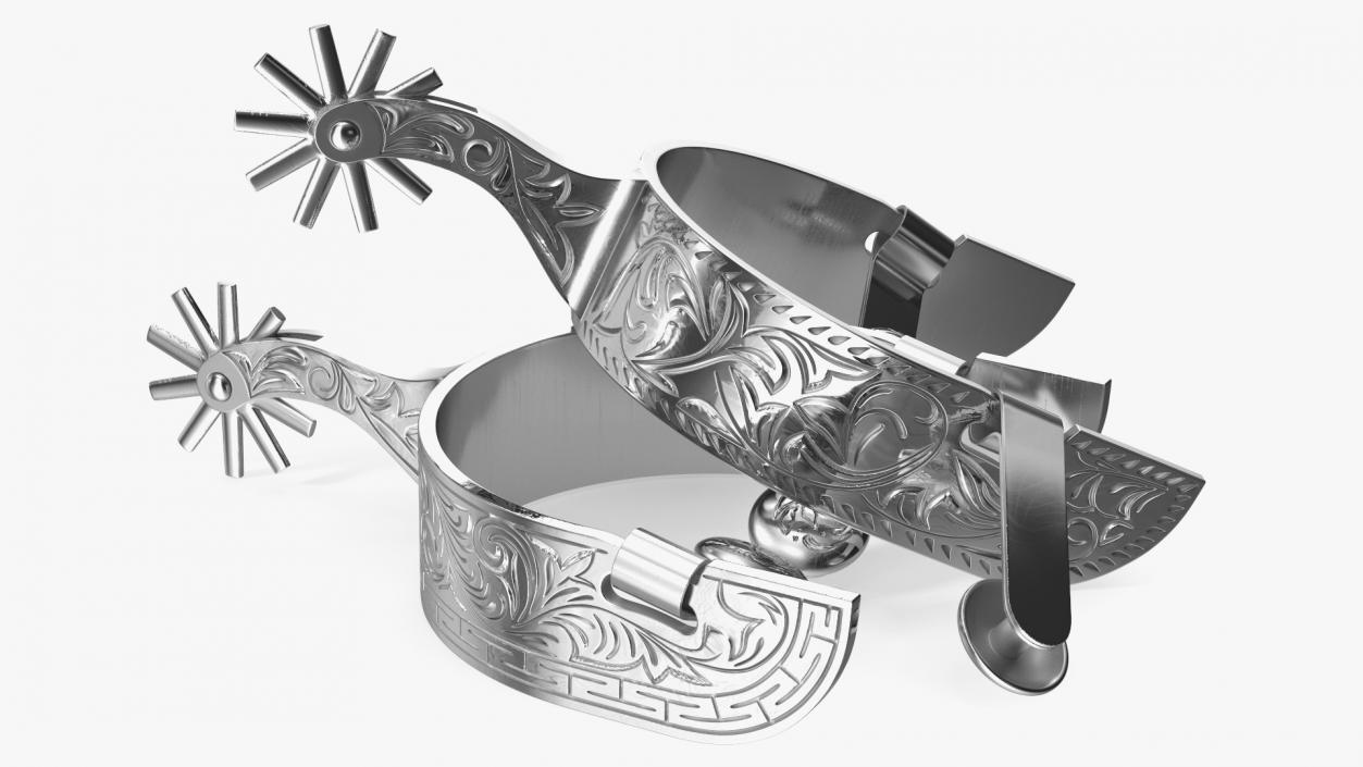 Cowboy Spurs 3D