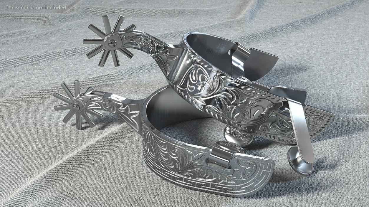 Cowboy Spurs 3D