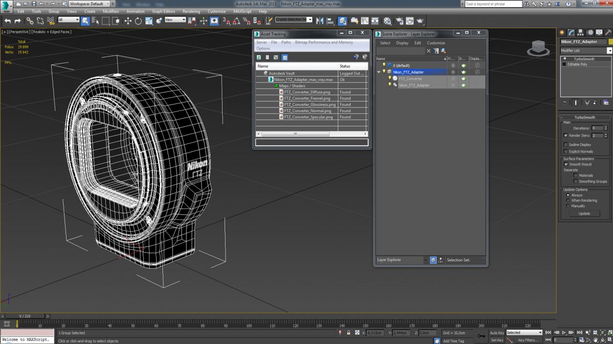 Nikon FTZ Adapter 3D