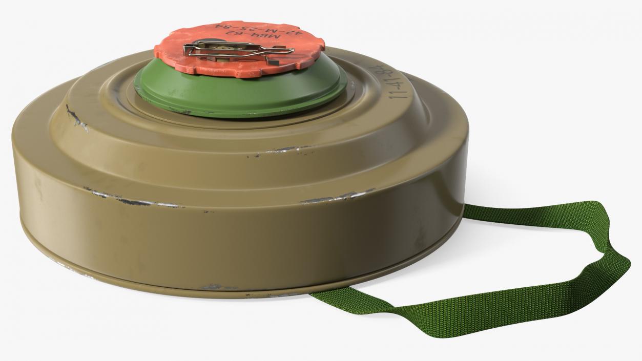 3D model Anti Tank Blast Mine TM-62 Old