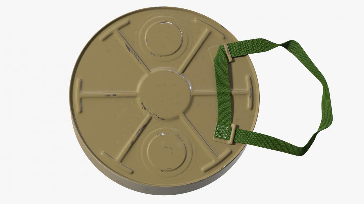 3D model Anti Tank Blast Mine TM-62 Old