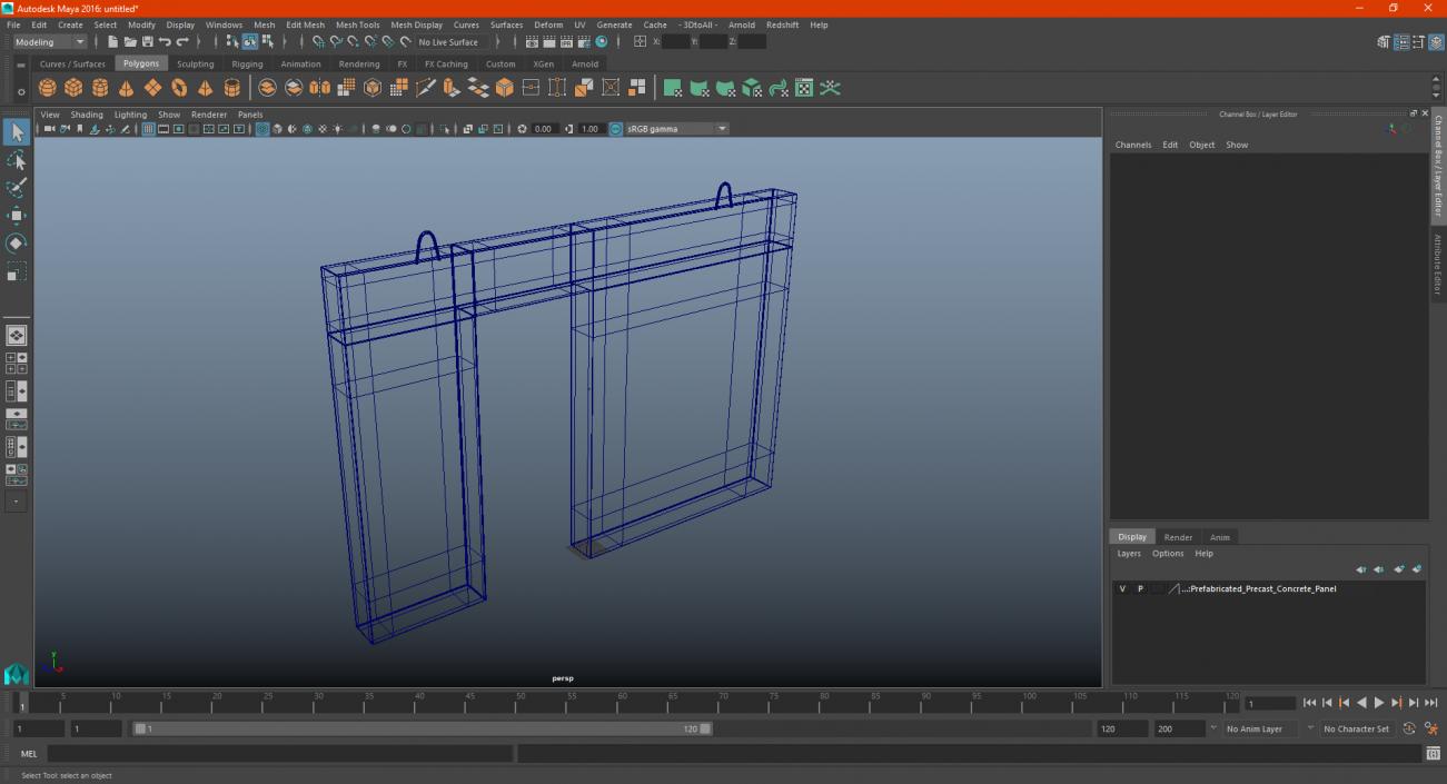 3D Prefabricated Precast Concrete Panel