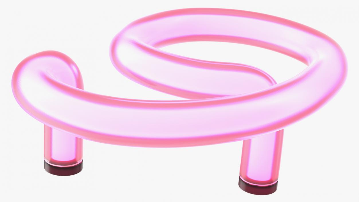 3D Glowing Neon Tube Light Digit 9