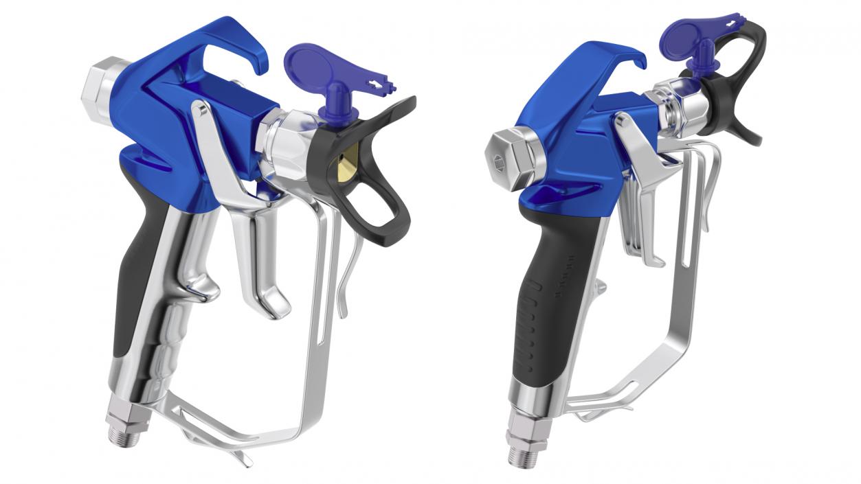 3D model Airless Paint Sprayer with Hose and Spray Gun