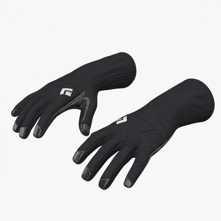 Winter Sport Gloves 3D model