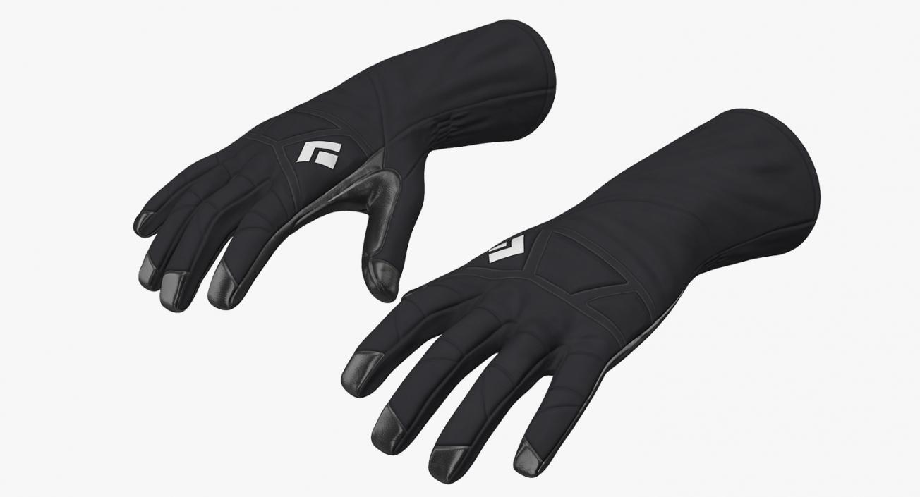 Winter Sport Gloves 3D model